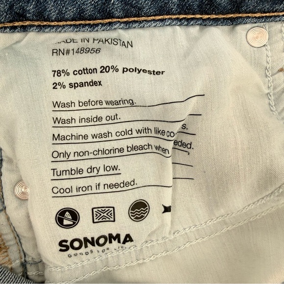 Sonoma Blue Denim Women’s Bermuda Shorts Size 16 - Picture 4 of 6